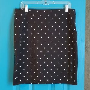 💎 Polka Dot Pencil Skirt